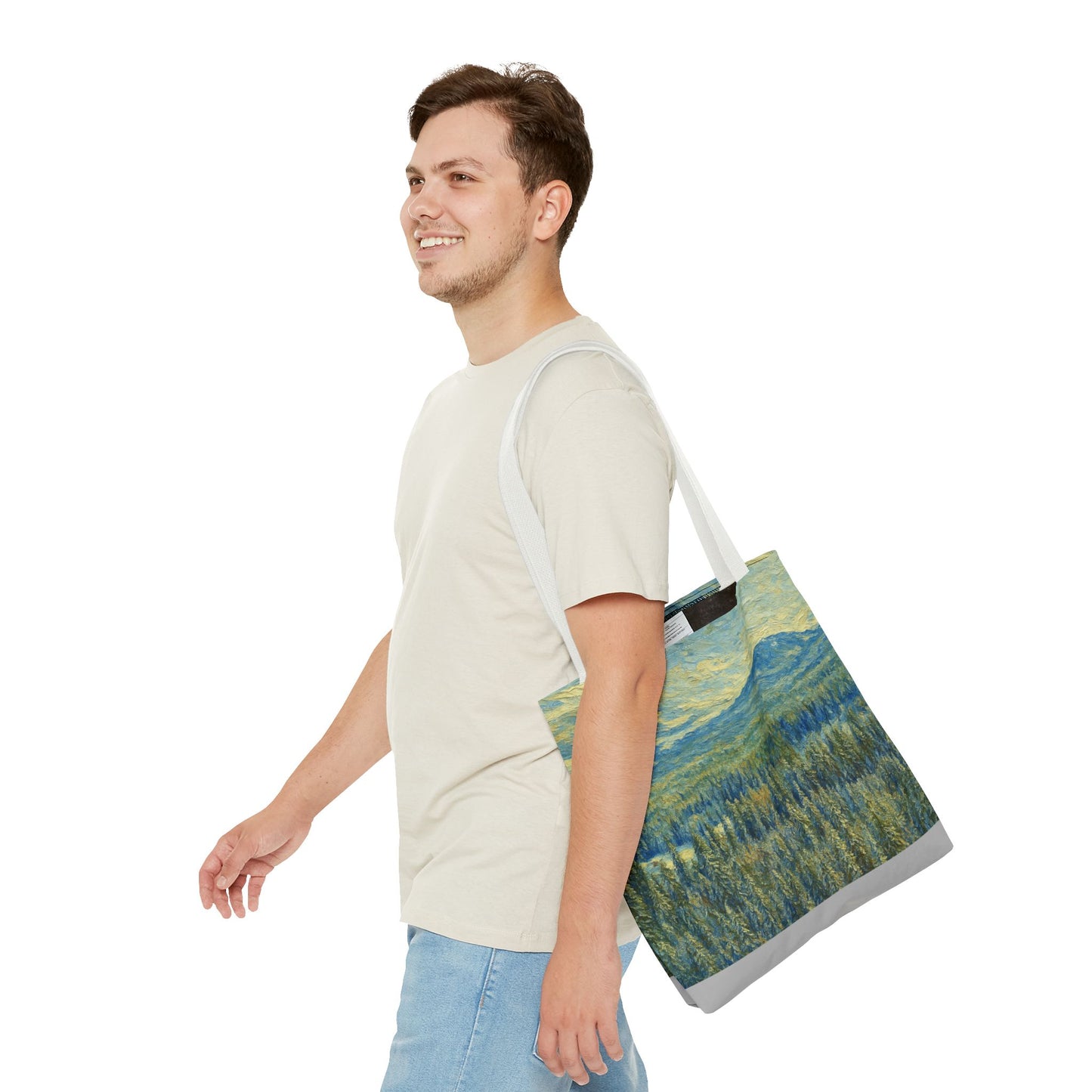Nature-Inspired Tote Bag, Eco-Friendly Carryall, Bohemian Style Purse, Art Tote, Great Gift for Nature Lovers, Shopping Bag, Travel [...] - TRV