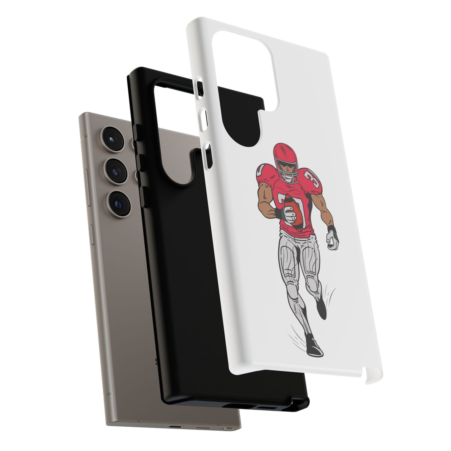 Football Player Tough Case, Sports Phone Cover, Athlete Gift, Tough Phone Case, Fall Sports, Football Lover's Accessory - TRV