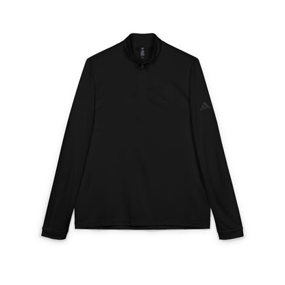 Adidas® Embroidered Quarter-Zip Pullover - Stylish Performance Layer With Love Gesture