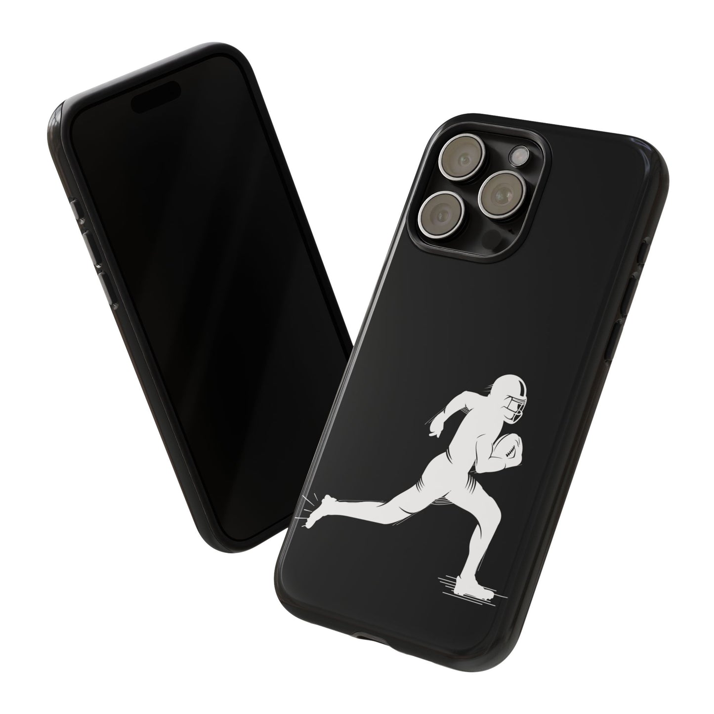 Football Player Phone Case, Tough Cases, Sports Phone Cover, Gift for Athletes, iPhone & Samsung Accessories, Running Player Design - TRV