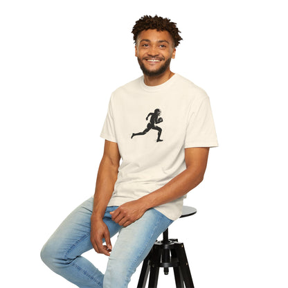 Football Player Graphic Unisex T-Shirt, Casual Sports Tee, Gift for Athletes, Workout Shirt, Everyday Wear, Unique Running Apparel