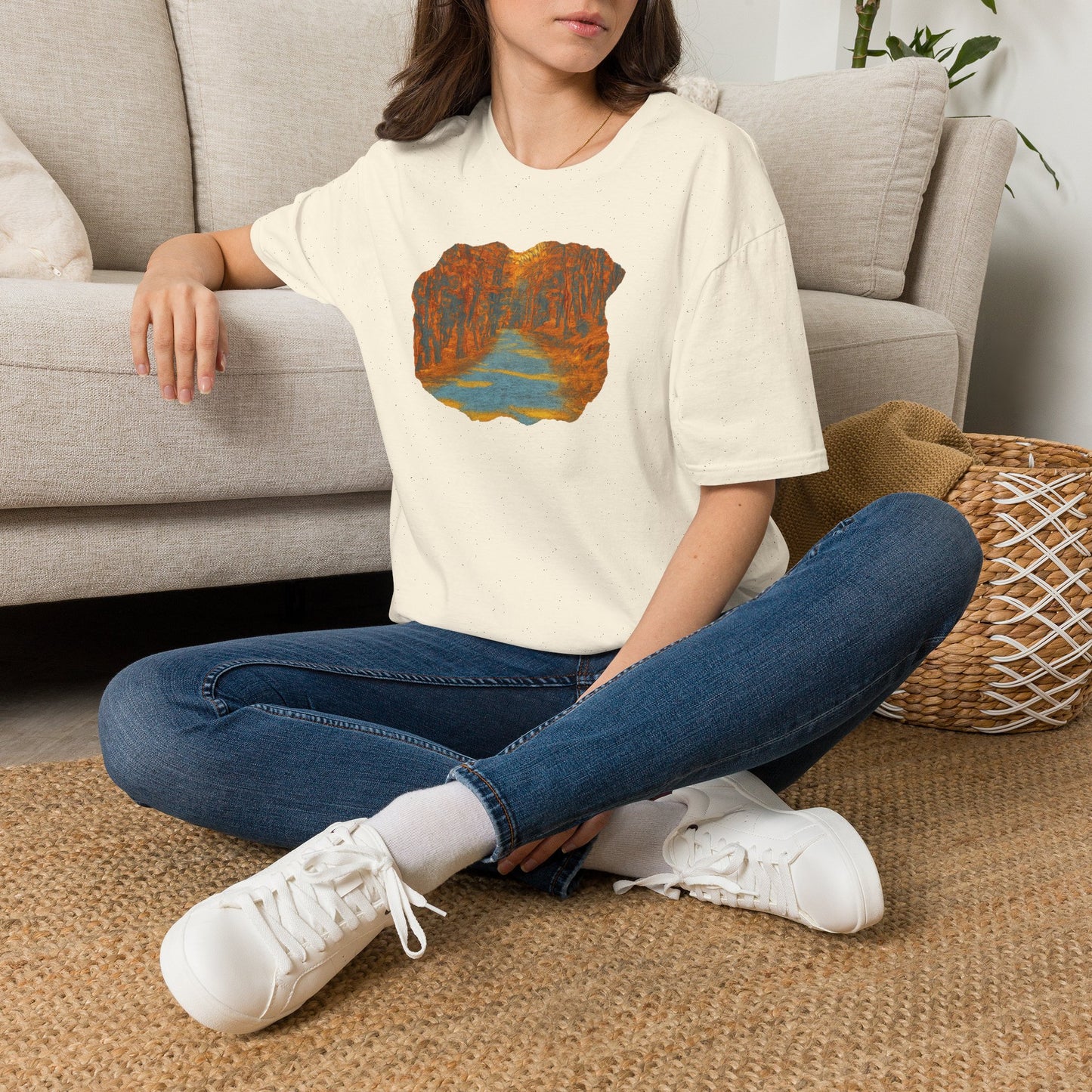 Autumn Pathway Unisex Softstyle T-Shirt, Cozy Fall Shirt, Nature Lover Tee, Scenic Route Top, Gift for Hikers, Casual Wear, Outdoor [...]
