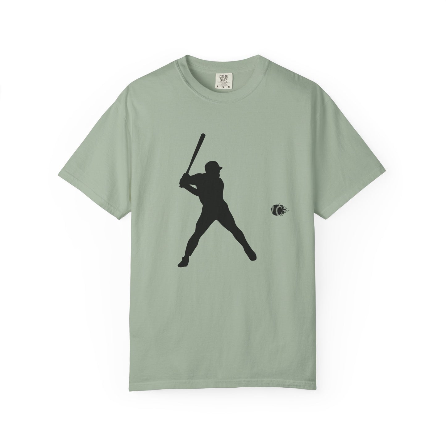 Unisex Baseball Silhouette Tee, Casual Wear, Sports Fan Apparel, Gift for Athletes, Summer Outing Outfit, Soft Cotton Shirt