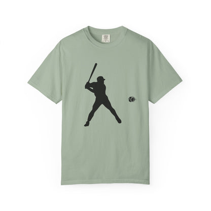 Unisex Baseball Silhouette Tee, Casual Wear, Sports Fan Apparel, Gift for Athletes, Summer Outing Outfit, Soft Cotton Shirt