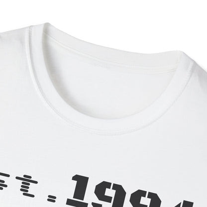 Est. 1994 Unisex Softstyle T-Shirt, Vintage Tee for Birthdays, Retro Gift, Casual Wear, Trendy Soft Shirt