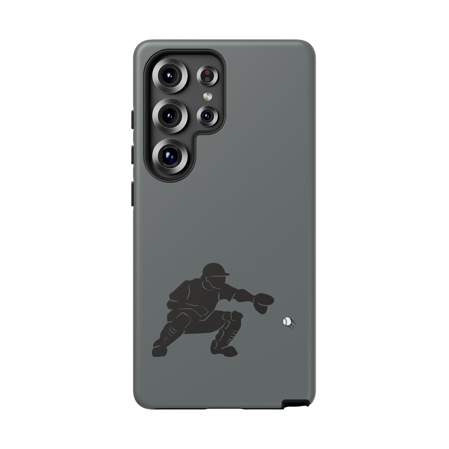 Printify baseball catcher phone case, tough protective cover with catcher design for smartphones, durable and stylish.
