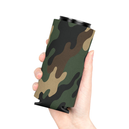 Camouflage Can Cooler – Camo Insulated Beverage Holder