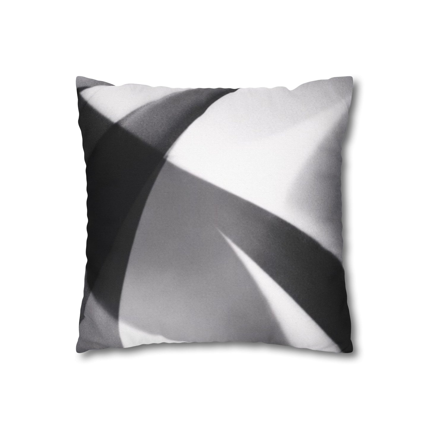 Abstract Black and White Photo Pillowcase, Square Pillowcase