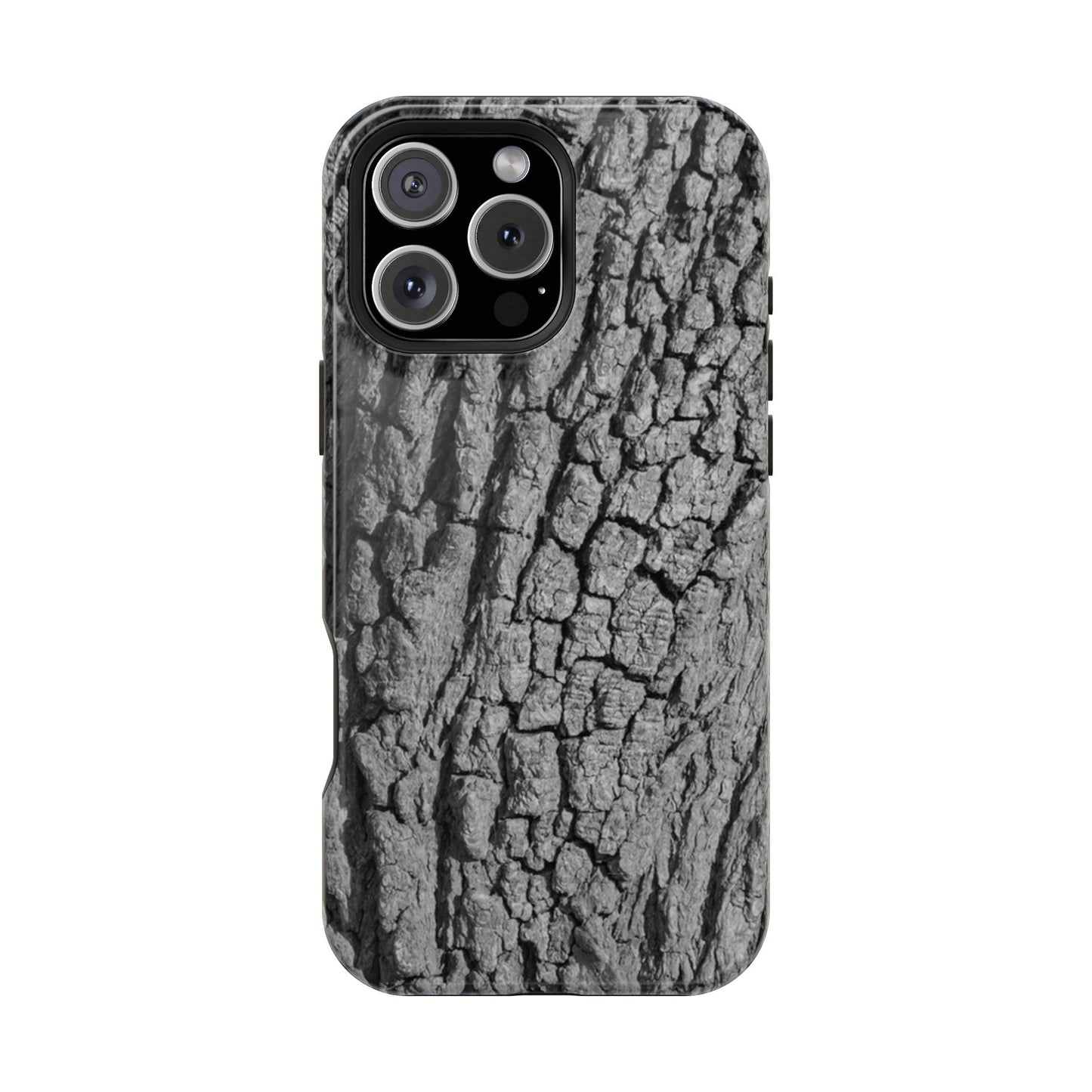 Bark Texture Magnetic Impact Phone Case