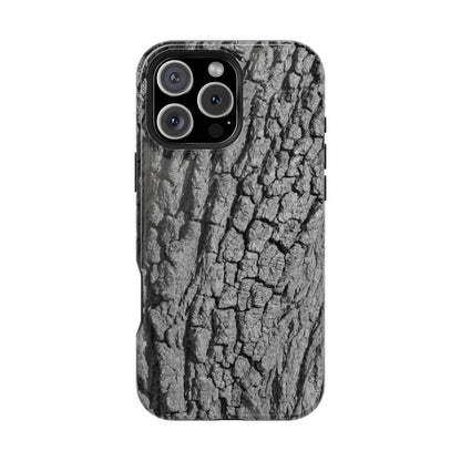 Bark Texture Magnetic Impact Phone Case