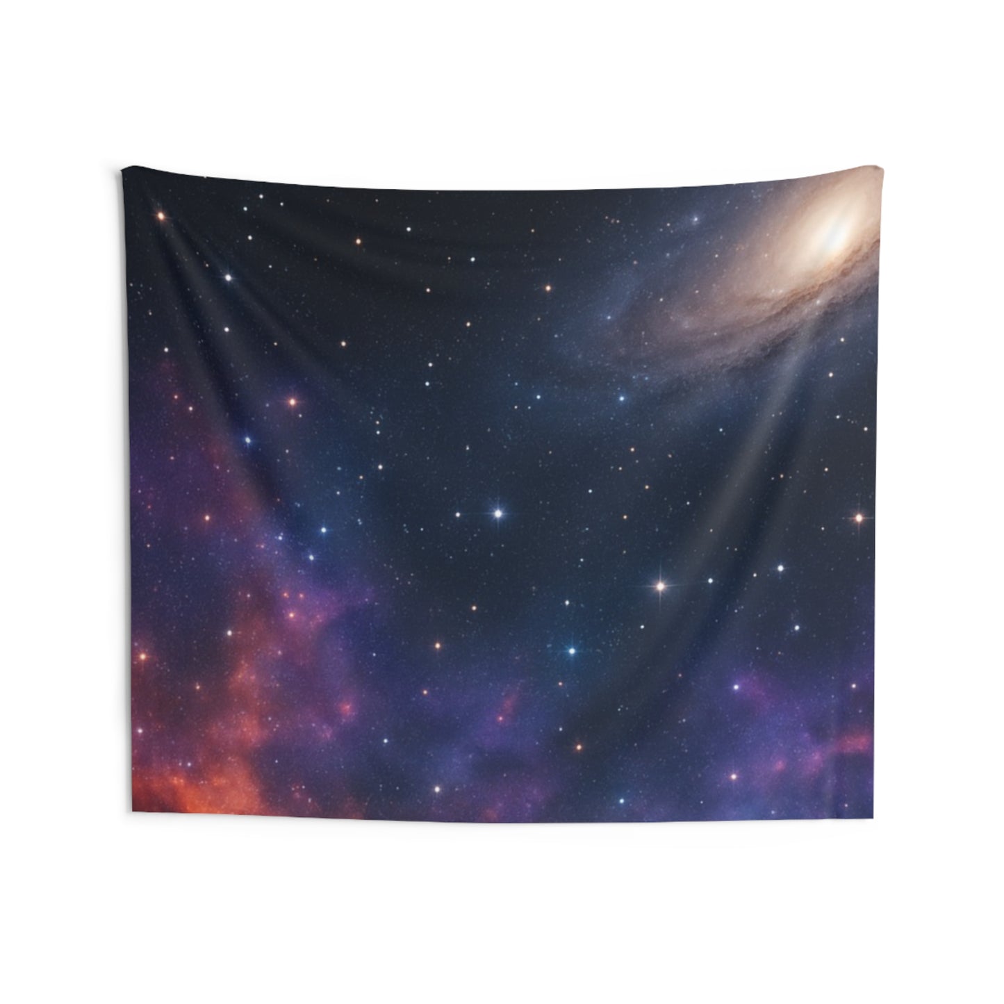 Galaxy Nebula Wall Tapestry — Starry Space Bedroom Decor
