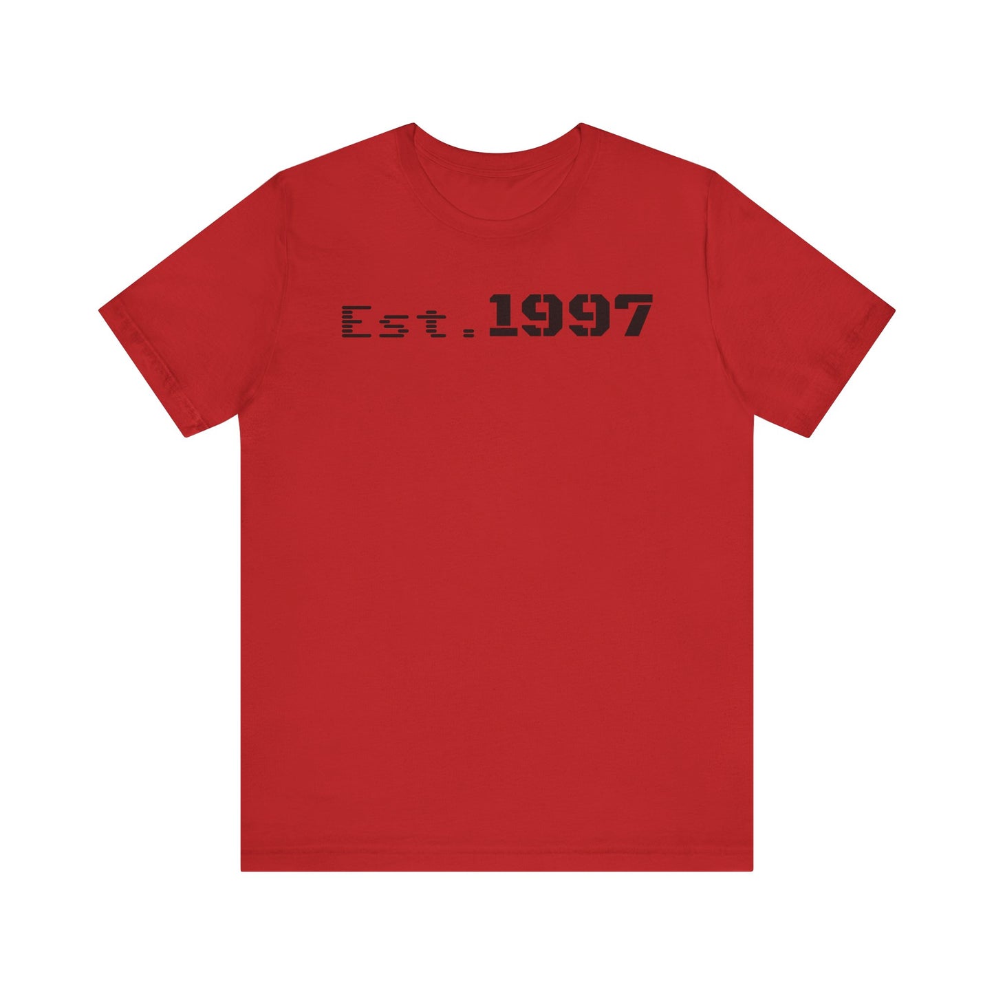 Est. 1997 Unisex Jersey Short Sleeve Tee - Vintage Style, Perfect for Birthdays, Casual Wear, Gifts, Anniversaries, Retro Fashion