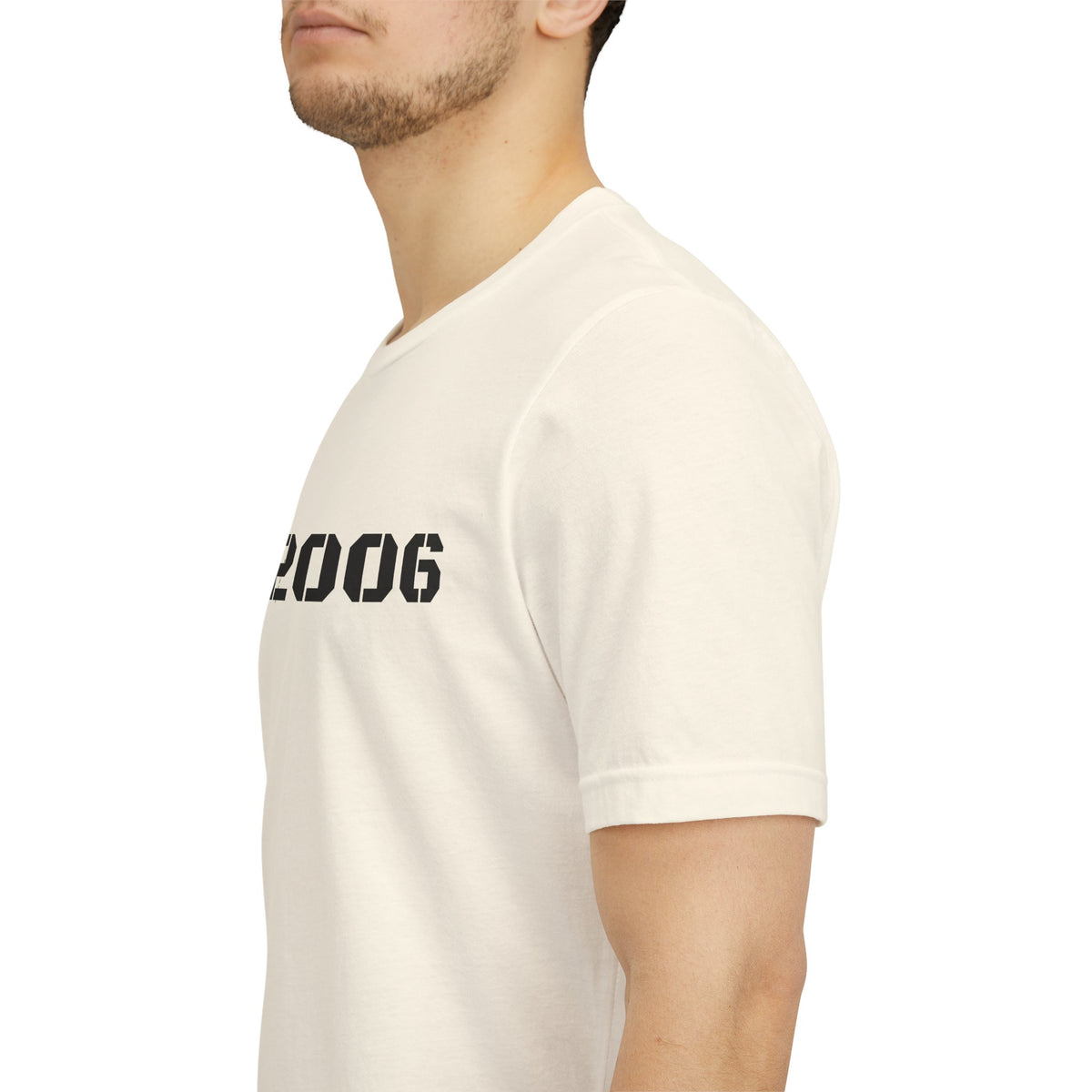 Vintage-style "Established 2006" graphic T-shirt by Printify, featuring bold typography and a casual, worn-in look.