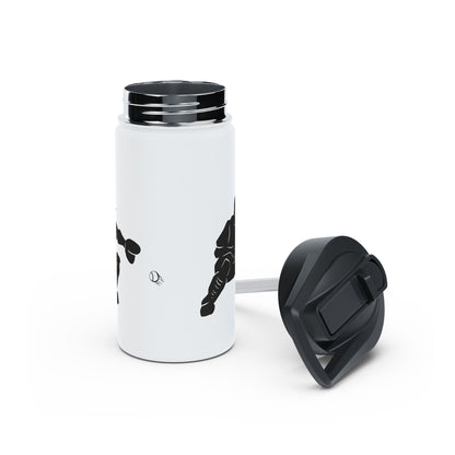 Soccer Player Stainless Steel Water Bottle — Sports Bottle for Athletes & Fans