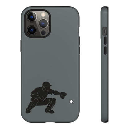 Baseball Catcher Phone Case, Sports Phone Accessory, Tough Cases, Gift for Athletes, Sports Fan Merchandise, Unique Design - TRV