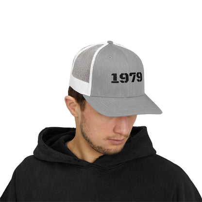 Vintage 1979 Snapback Trucker Cap | Retro Style Hat, Gift for Him, Cool Dad Cap, 1979 Birthday Gift, Casual Everyday Wear - TRV