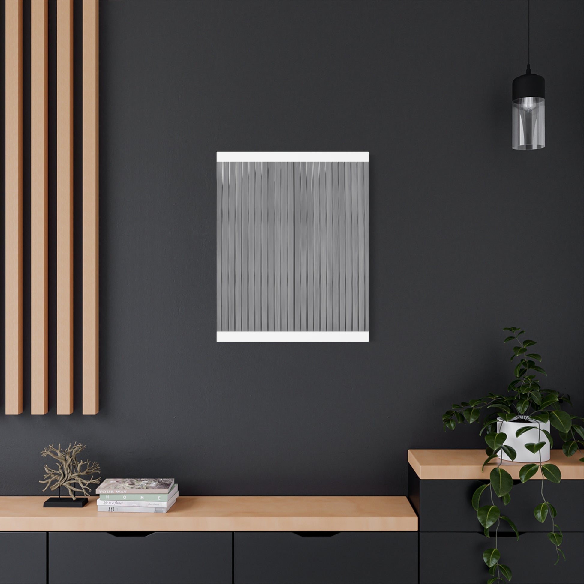 Modern Striped Canvas Art - 1.25" Stretched Wall Decor - TRV