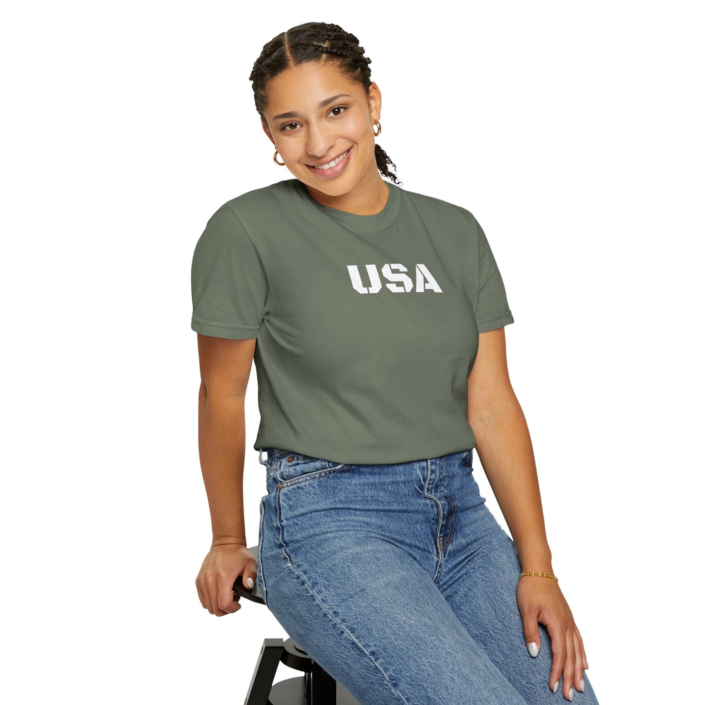 USA Vintage Unisex T-Shirt, Soft Cotton Tee, Casual Wear, Gifts for Her & Him, Summer Essentials, Independence Day Apparel - TRV