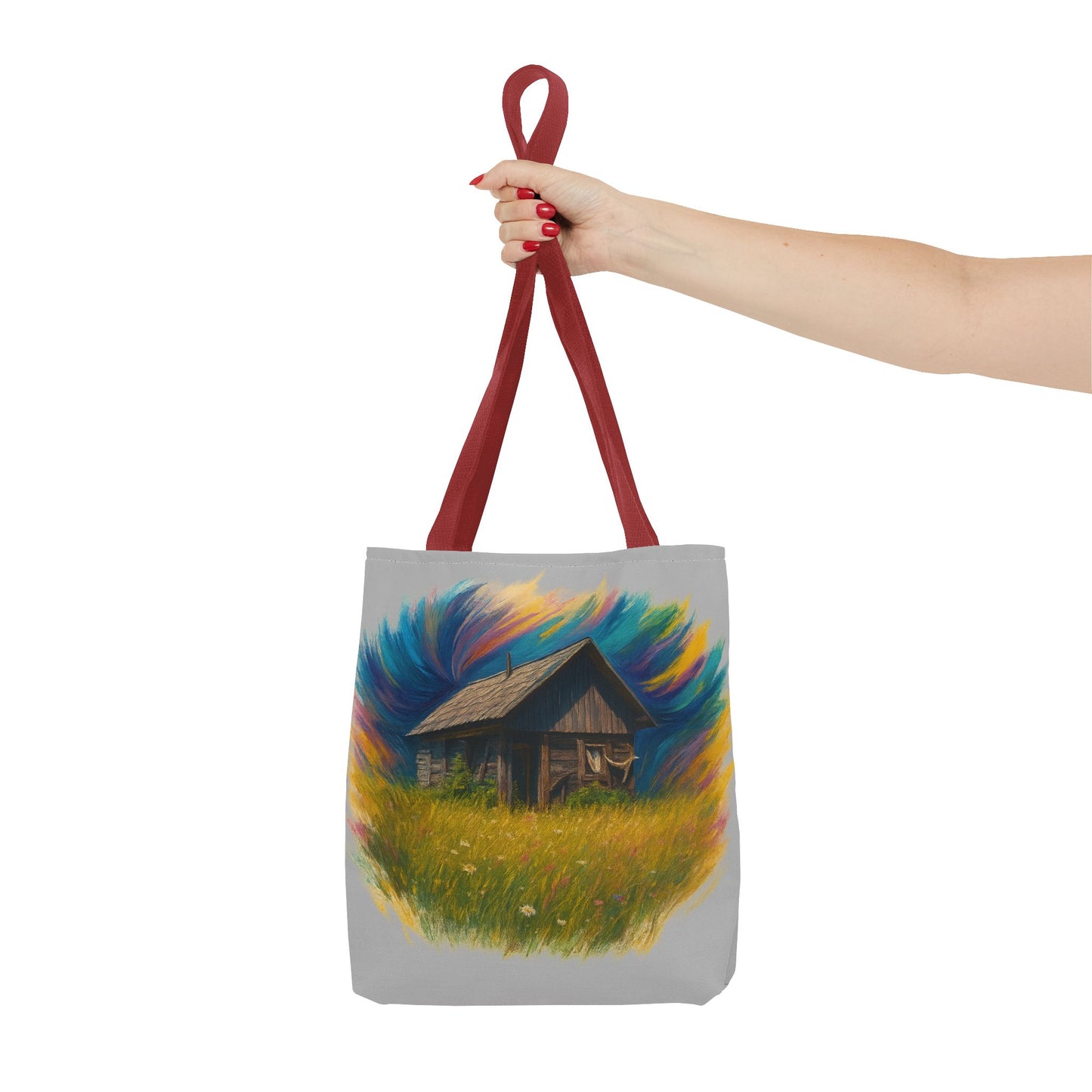 Rustic Charm Tote Bag | Boho Bag | Eco-Friendly Custom Design | Nature Lover Gift | Canvas Purse | Casual Carryall - TRV
