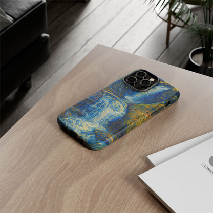 Artistic Phone Case - Waterfall Design, Unique Gift, Phone Accessory, Nature Lover, Original Artwork - TRV