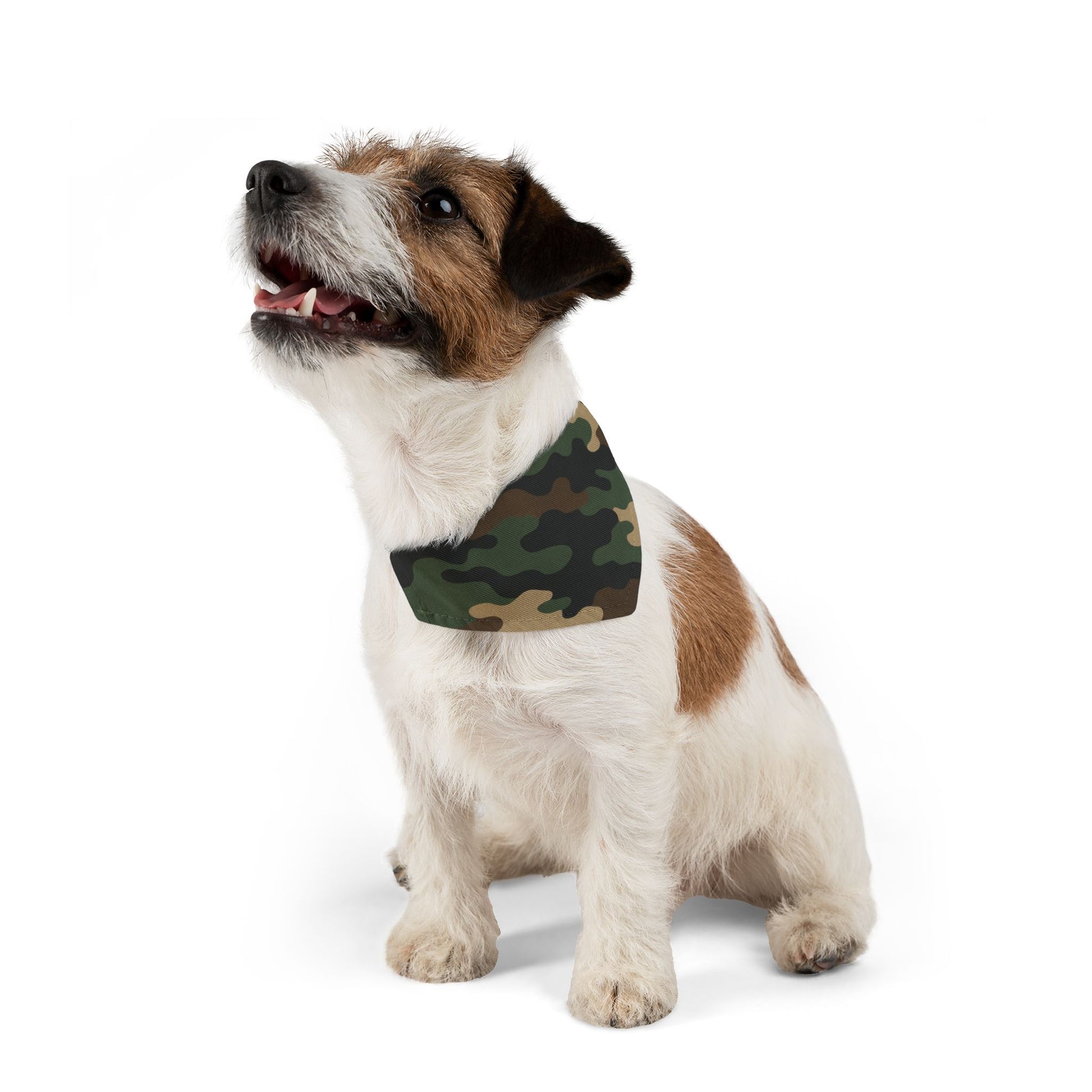 Stylish Camouflage Pet Bandana Collar | Dog Accessory for Outdoor Adventures, Pet Fashion, Camo Dog Gear, Puppy Bandana, Gift for Pet Lovers - TRV