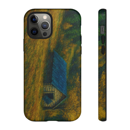 Artistic Phone Case by Tough Cases, Nature-Inspired Phone Protection, Unique Gift for Nature Lovers, Stylish Accessory, Fall Aesthetic - TRV
