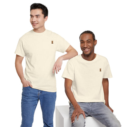 Brown kitten graphic T-shirt for cat lovers featuring a cute cat design on a casual Printify T-shirt.
