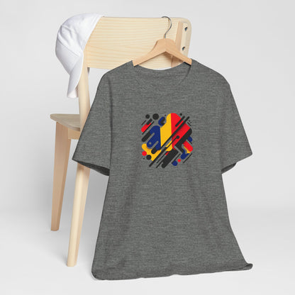 Artistic Heart Unisex Jersey Tee - Vibrant Graphic Tee, Casual Wear, Gift for Art Lovers, Birthday Surprise, Everyday Comfort - TRV