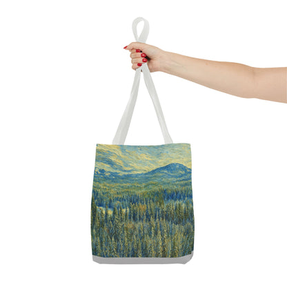 Nature-Inspired Tote Bag, Eco-Friendly Carryall, Bohemian Style Purse, Art Tote, Great Gift for Nature Lovers, Shopping Bag, Travel [...] - TRV