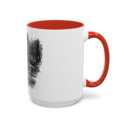 Moody Abstract Forest Coffee Mug | Unique Gift for Nature Lovers, Cozy Home Decor, Perfect for Coffee, Tea, and Hot Chocolate - TRV