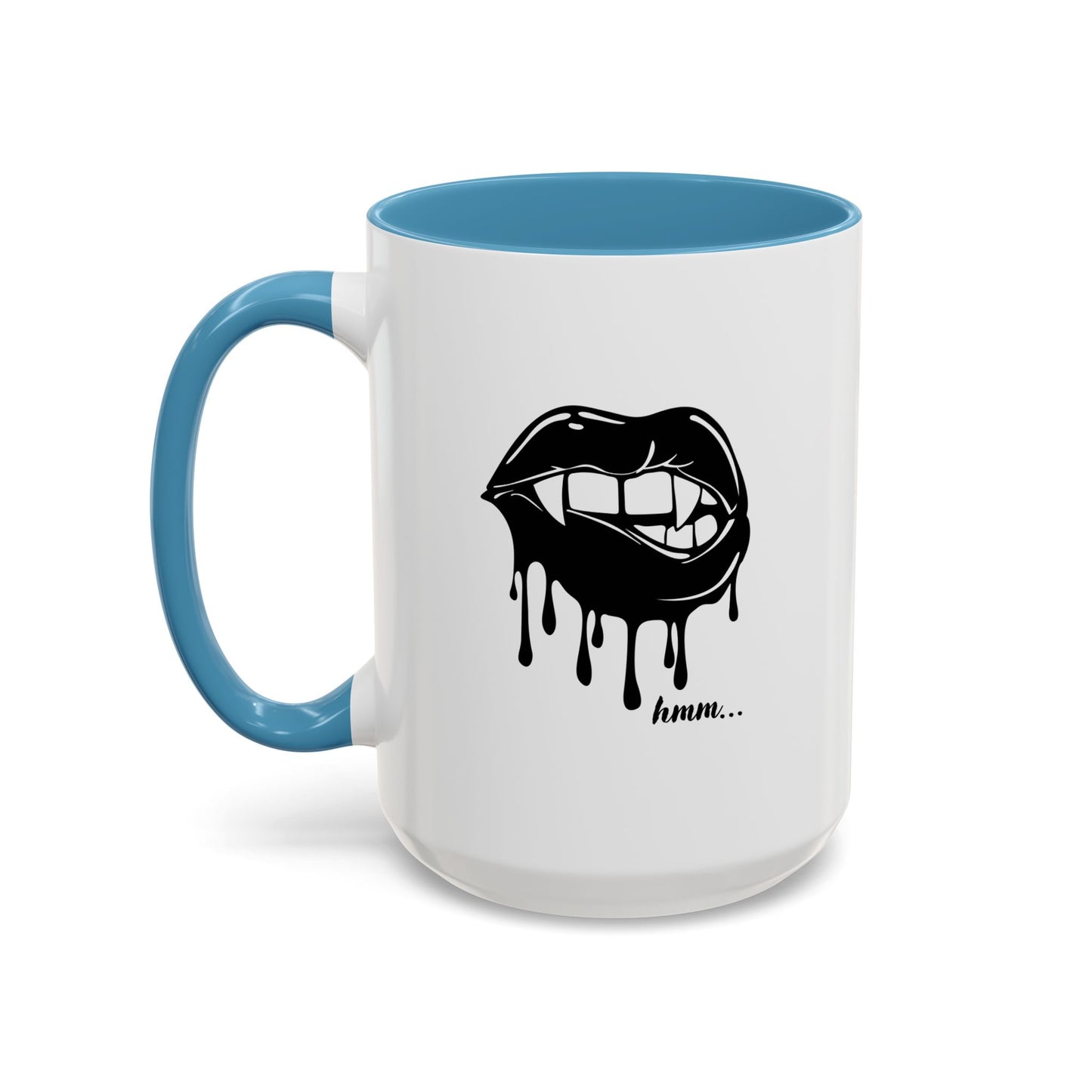 Vampire Lip Accent Coffee Mug - 11oz & 15oz - Unique Halloween Gift