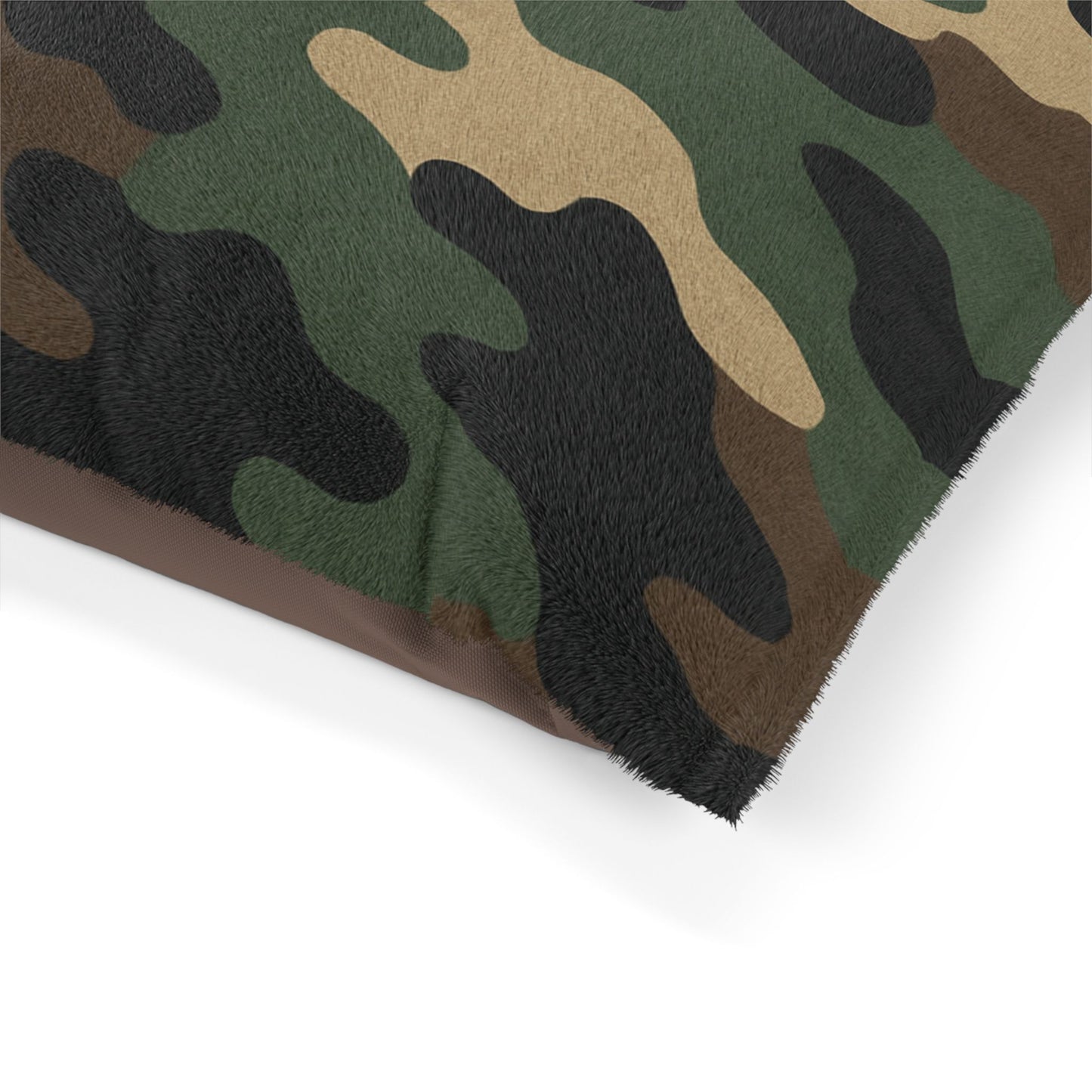 Camouflage Pet Bed — Plush Camo Dog & Cat Cushion