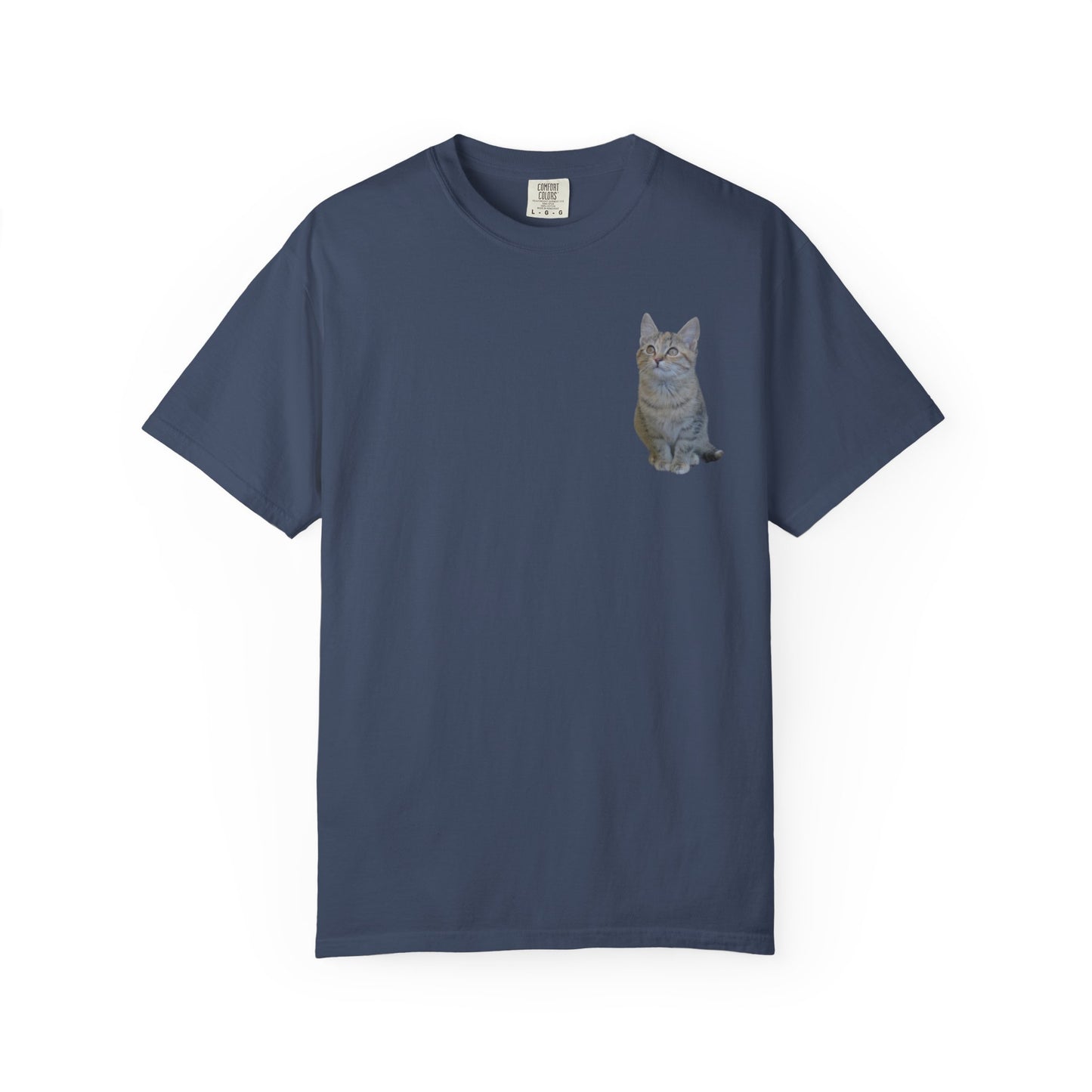 Whimsical Cat Pocket T-Shirt for Cat Lovers - TRV