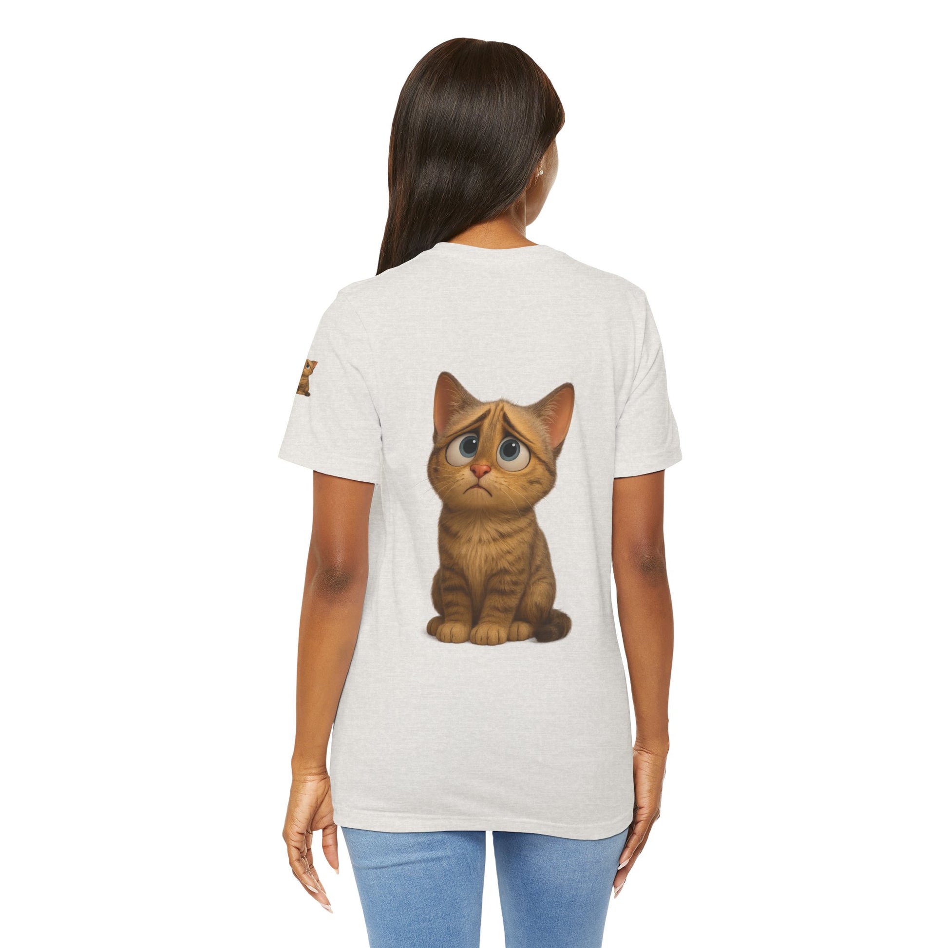 Adorable Cat Graphic Tee, Cute Pet Lover Shirt, Animal Lover Gift, Funny Cat Apparel, Birthday, Christmas, Everyday Use - TRV