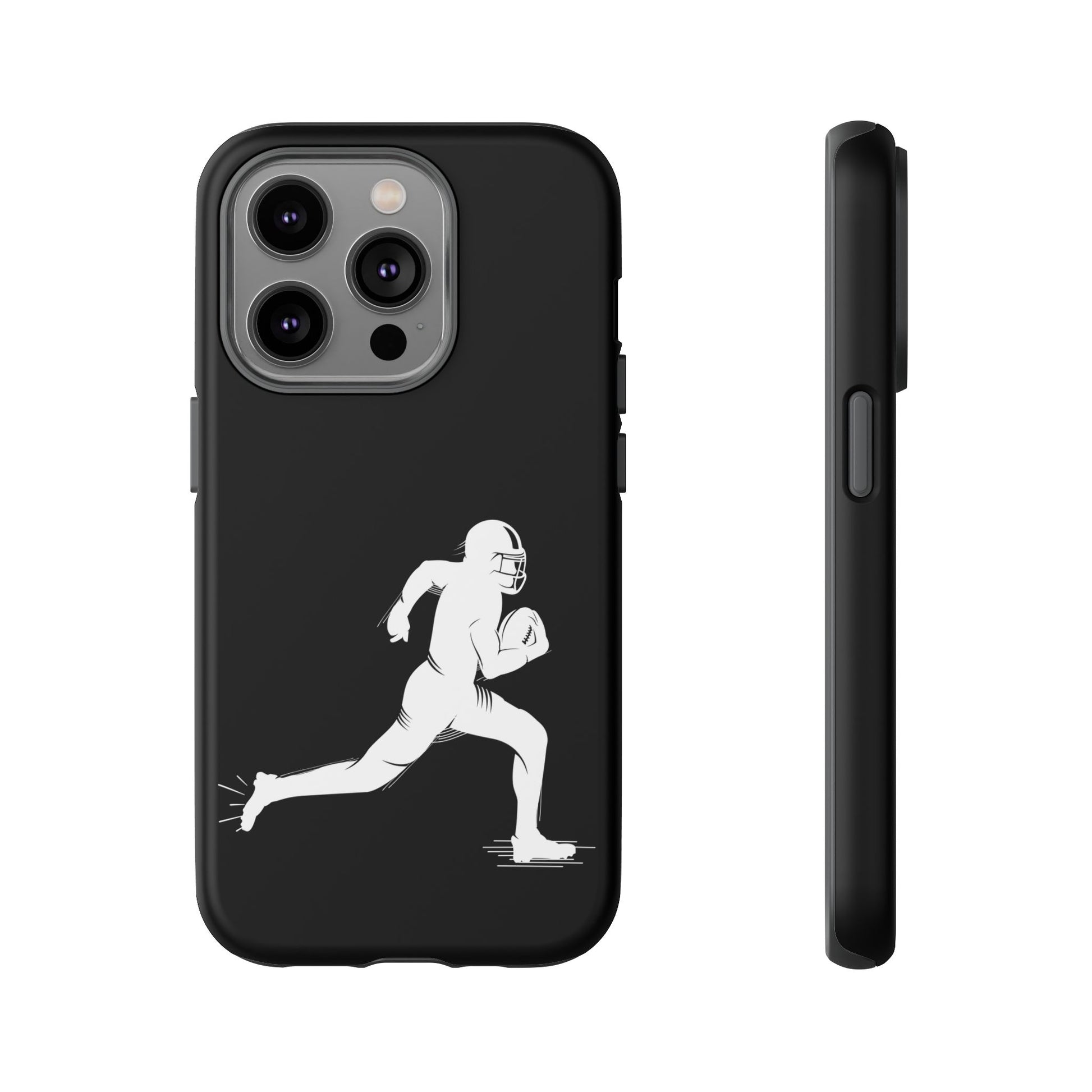 Football Player Phone Case, Tough Cases, Sports Phone Cover, Gift for Athletes, iPhone & Samsung Accessories, Running Player Design - TRV