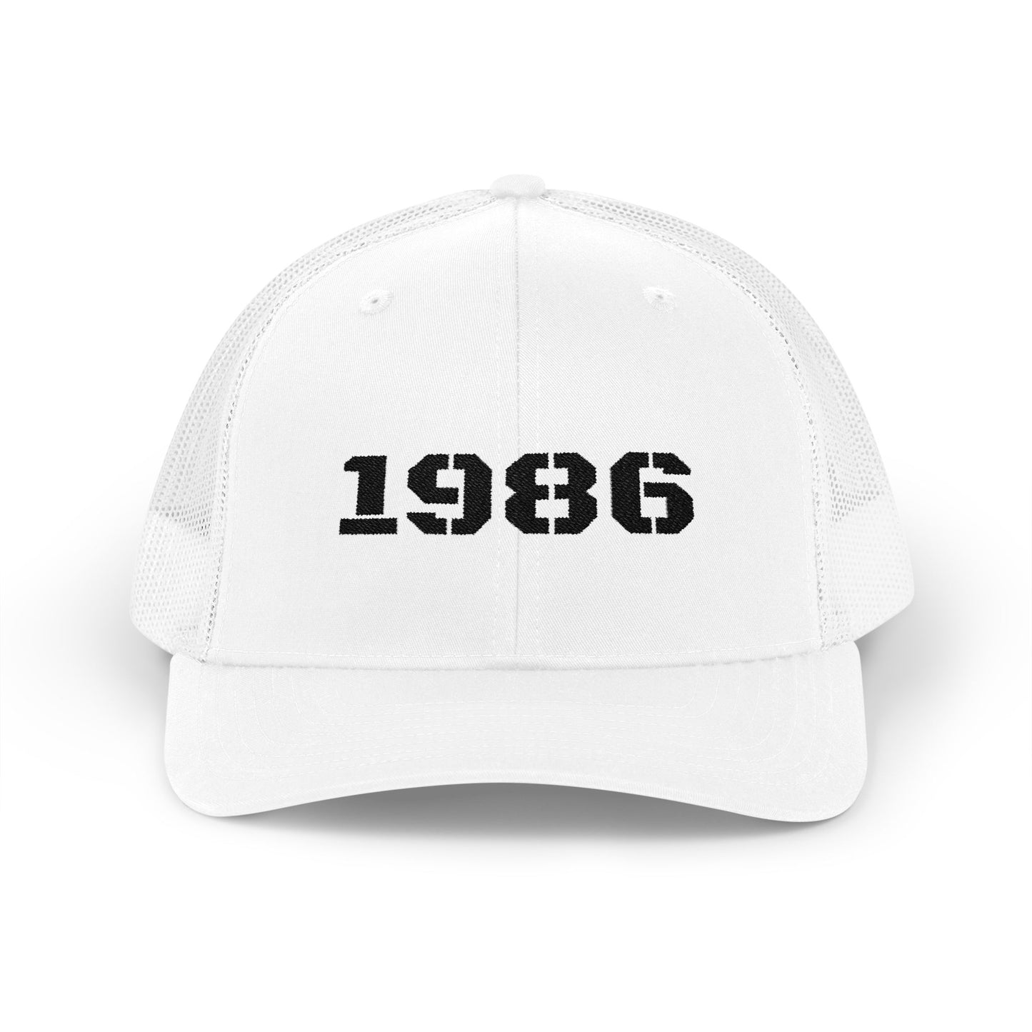 Retro 1986 Snapback Trucker Cap | Vintage Style Cap for Birthdays, Gifts, Sports, and Everyday Wear - product image