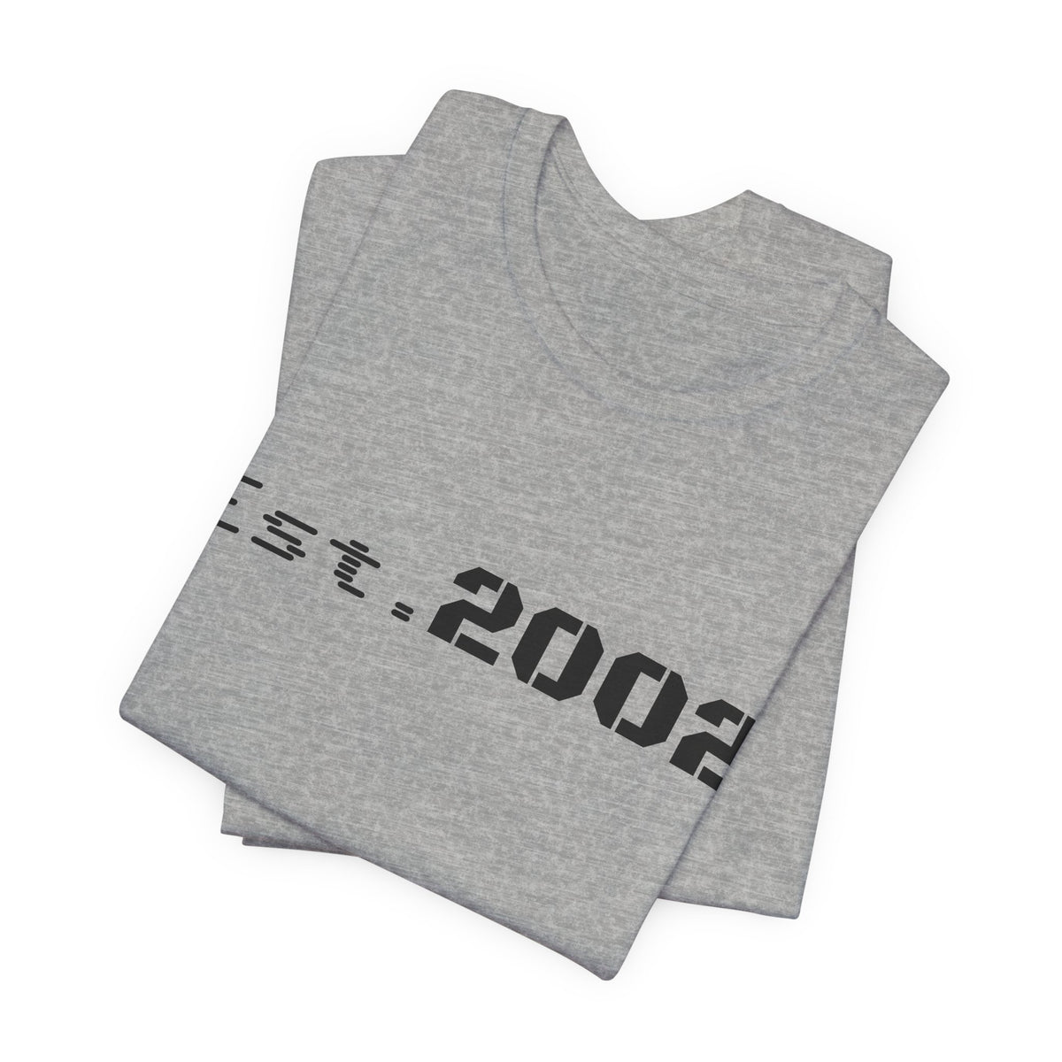 Vintage Est. 2002 T-shirt by Printify featuring a classic design celebrating the year established.
