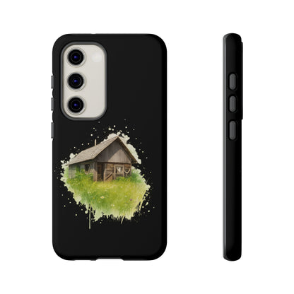 Rustic Farmhouse Phone Case, Cute Cottage Design, Tough Cases for Nature Lovers, Eco-Friendly Gift, Customizable Tech Accessories - TRV