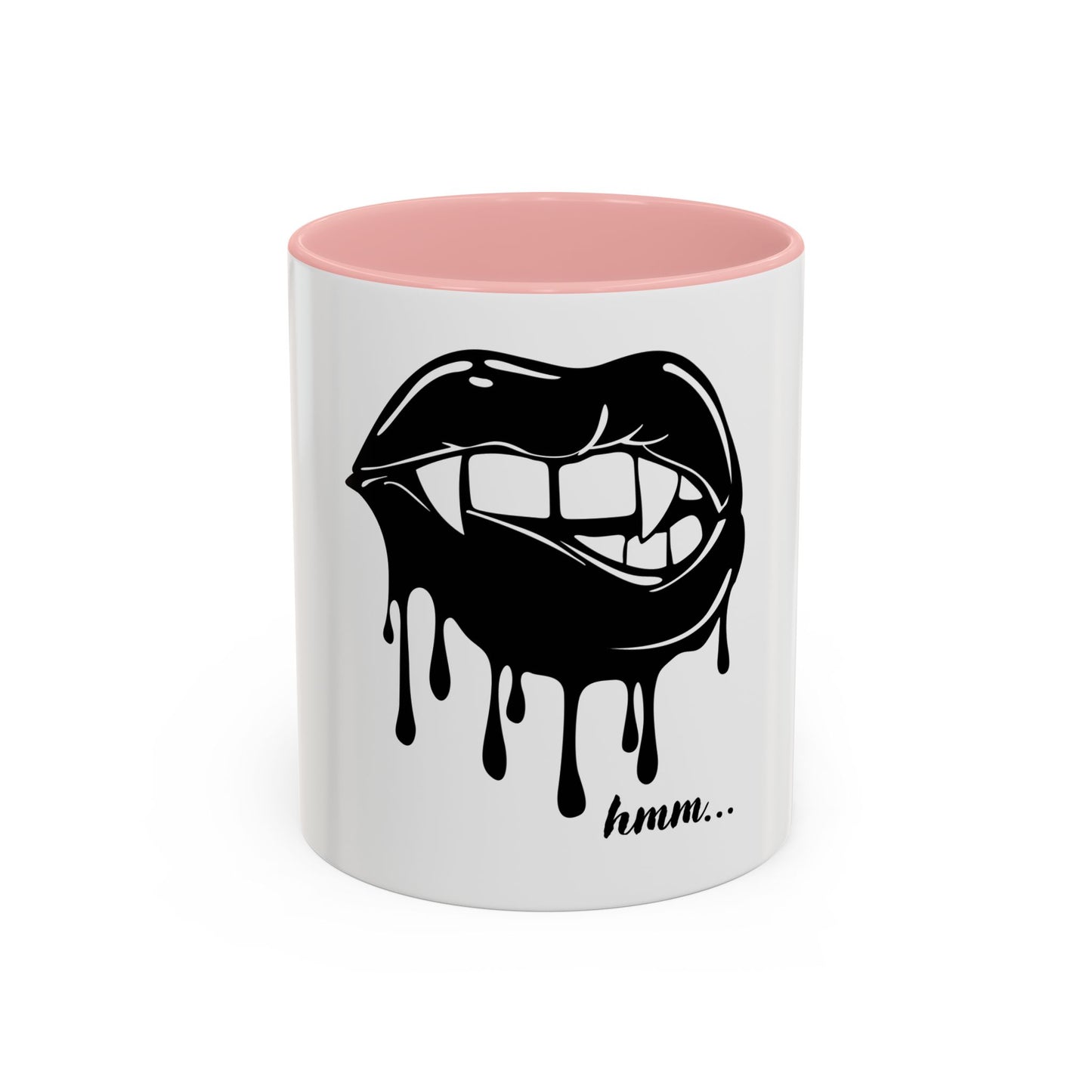 Vampire Lip Accent Coffee Mug - 11oz & 15oz - Unique Halloween Gift - TRV