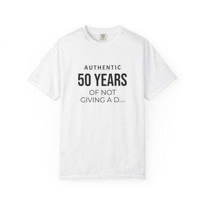 Custom garment-dyed T-shirt by Printify, featuring a soft, comfortable design with customizable options for personalized style.