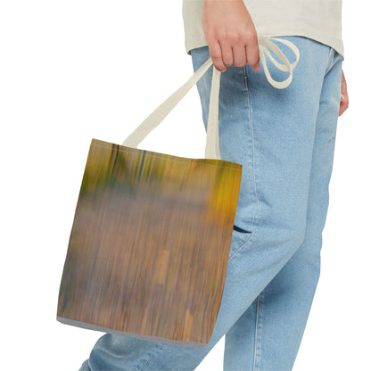 Abstract Art Tote Bag - Stylish and Eco-Friendly Diagonal Stripes for Everyday Use - TRV