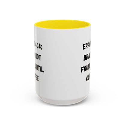 Error 404 Coffee Mug - Perfect for Your Daily Brew, Gift for Programmers, Humor for Coffee Lovers, Office Desk Decor, Nerdy Kitchenware