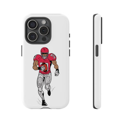 Football Player Tough Case, Sports Phone Cover, Athlete Gift, Tough Phone Case, Fall Sports, Football Lover's Accessory - TRV