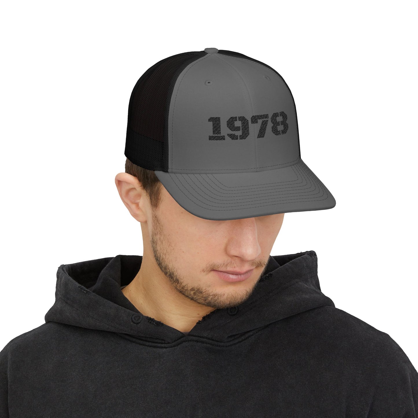 Custom Embroidered Snapback Trucker Cap | Birthday Gift, Fashion Accessory, Casual Wear, Unisex Gift, Vintage Style Hat - TRV