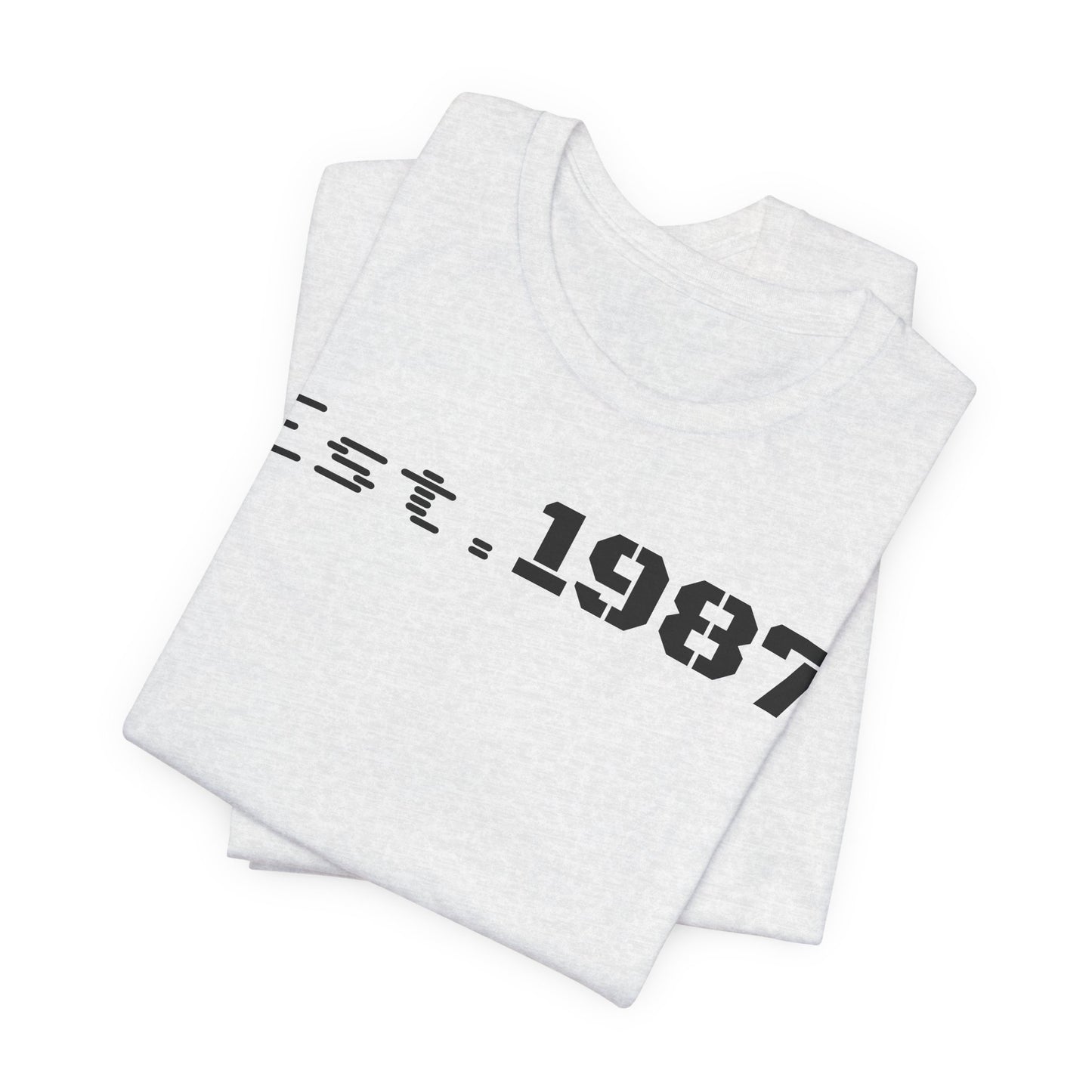 Est. 1987 Unisex Tee - Vintage Style Shirt, 80s Birth Year Gift, Casual Wear, Birthday T-Shirt, Retro Graphic Tee