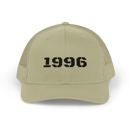 Vintage 1996 Snapback Trucker Cap, Retro Hat, Birthday Gift, Cool Dad Cap, Summer Accessory, Casual Streetwear - TRV