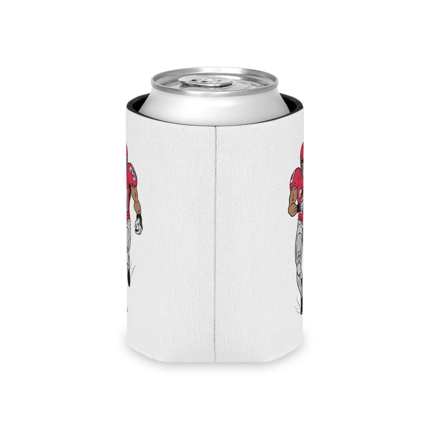 Football Player Can Cooler – Tailgating & Game Day Beverage Koozie