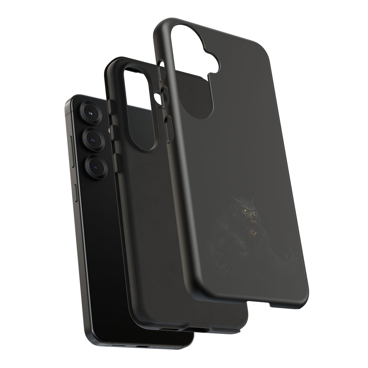 Werewolf Phone Case, dark monster graphic tough protective case - view 196