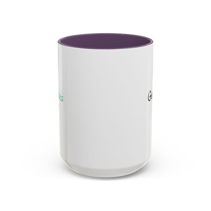 Printify Good Vibes Only accent coffee mug with positive morning quote and modern design, ideal for inspirational tea or coffee.
