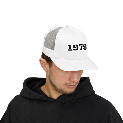 Vintage 1979 Snapback Trucker Cap | Retro Style Hat, Gift for Him, Cool Dad Cap, 1979 Birthday Gift, Casual Everyday Wear - TRV